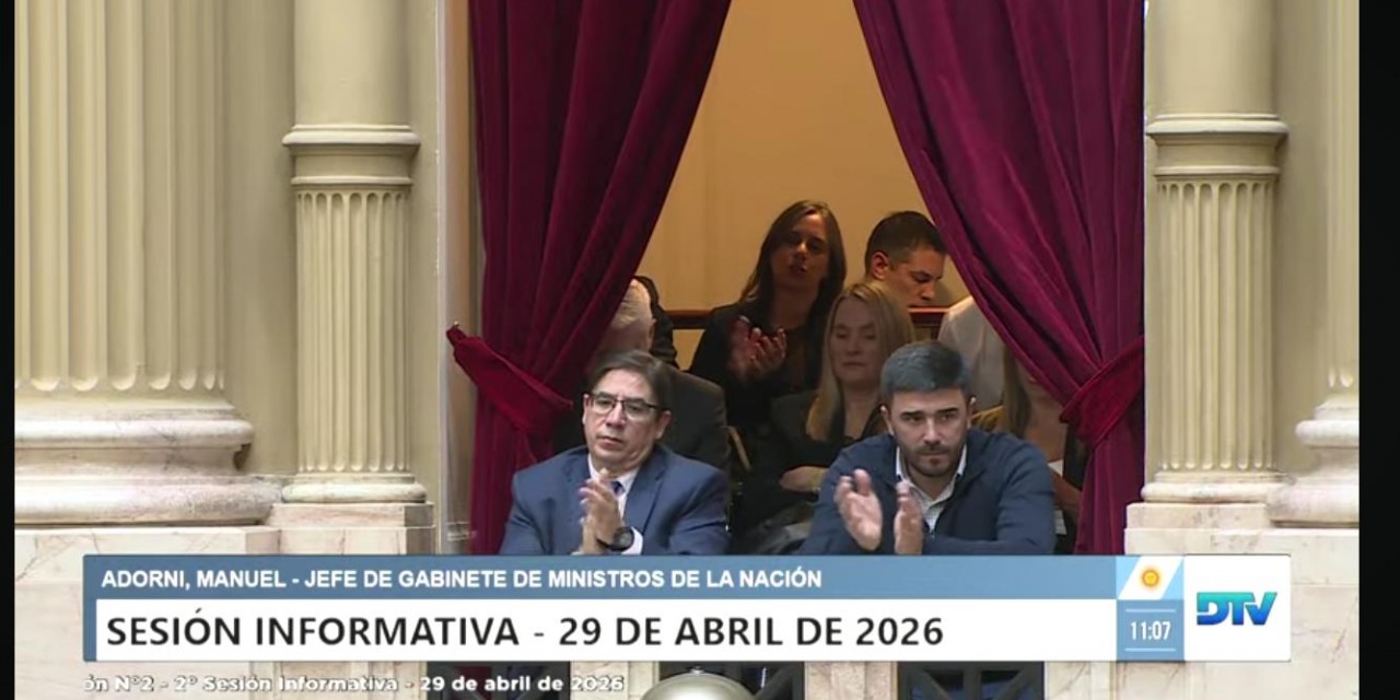 Enf�tico apoyo del ex intendente Galli a Manuel Adorni